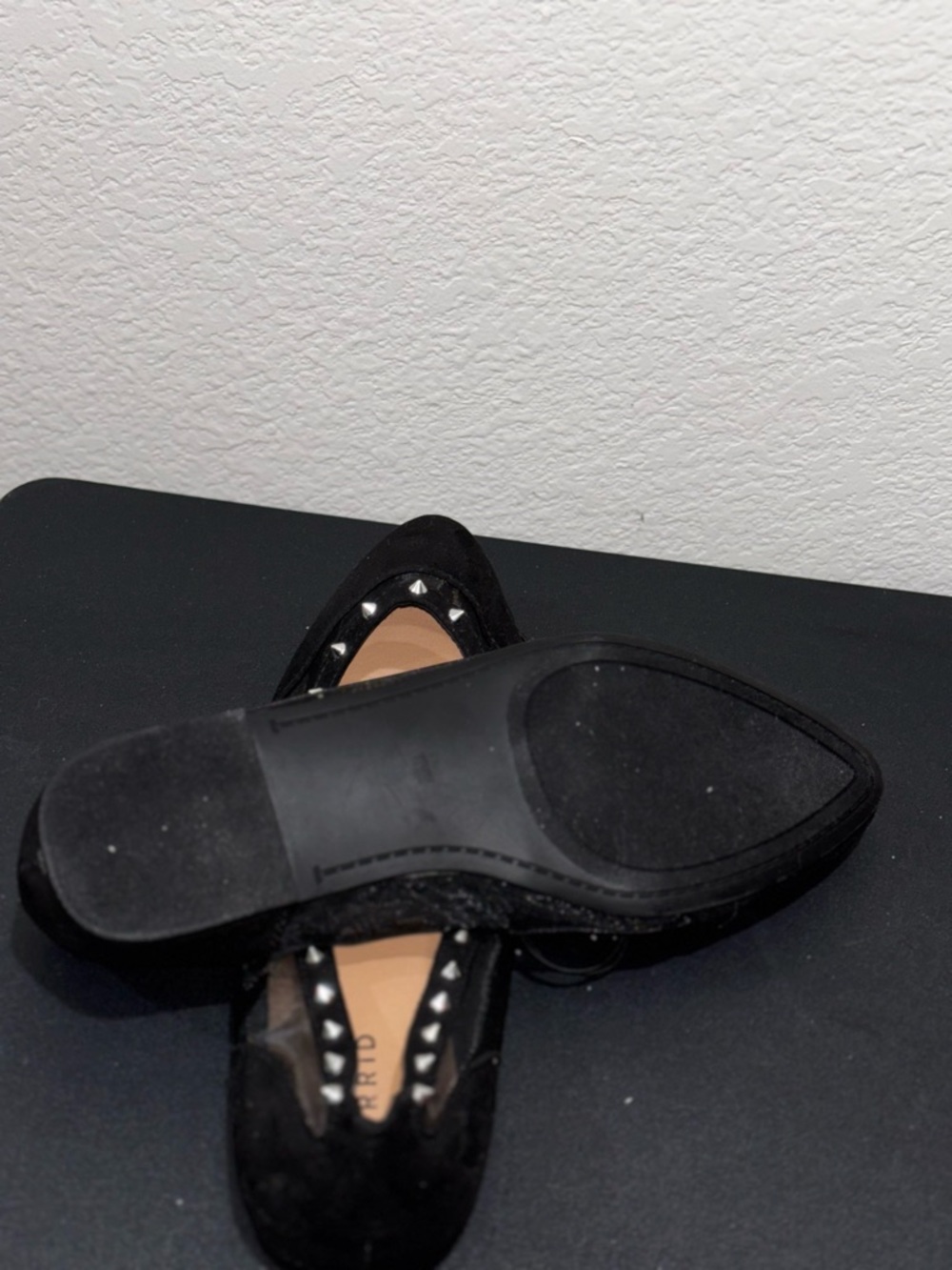 torrid Black Studded Mesh Pointed-Toe Flats - Picture 6 of 6